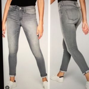 Athleta Sculptek Grey Skinny Jeans